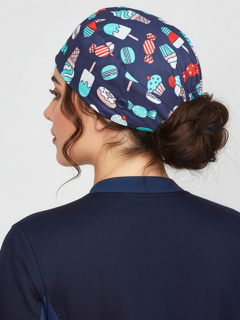 Inaura CSC245U Printed Scrub Cap Unisex 3