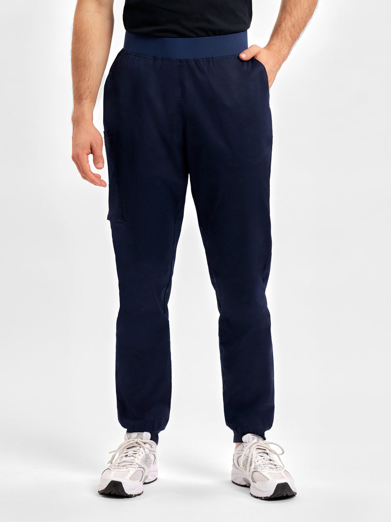 Inaura CSP042ML Riley Slim Leg Jogger Scrub Pant Mens 5