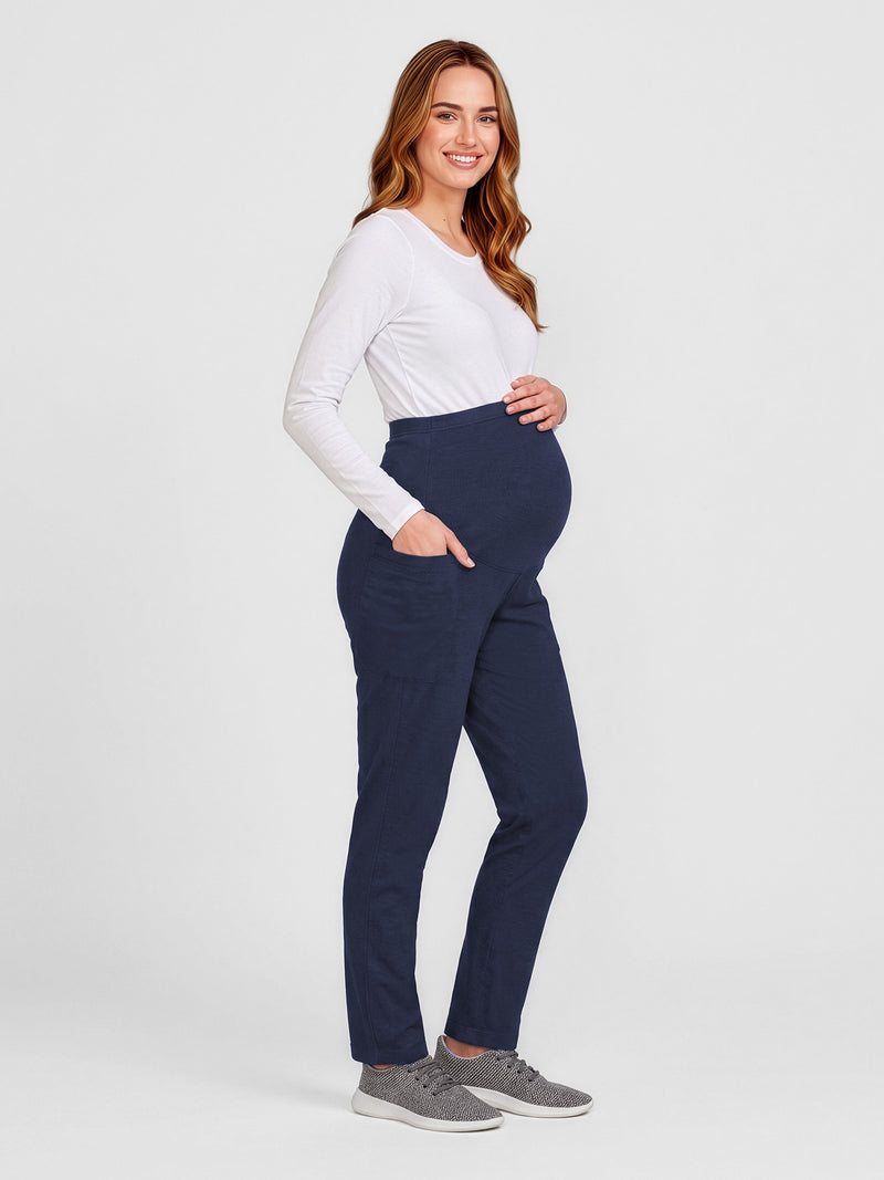 Inaura CSP244LL Rose Maternity Scrub Pant Ladies 2