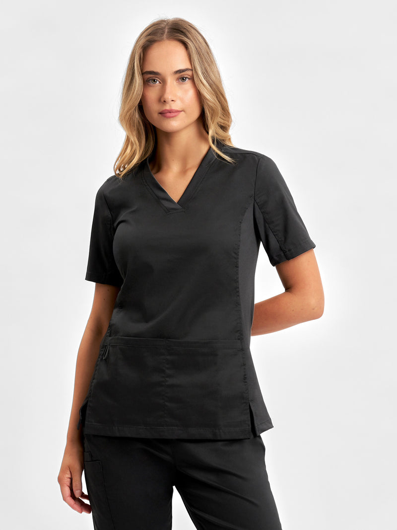 Inaura CST043LS Riley Stretch Scrub Top Ladies 5