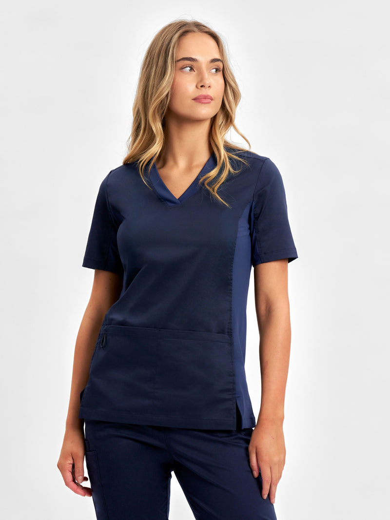 Inaura CST043LS Riley Stretch Scrub Top Ladies 7