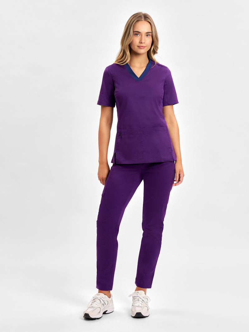 Inaura CST043LS Riley Stretch Scrub Top Ladies 4