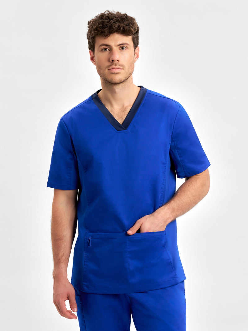 Inaura CST043MS Riley Stretch Scrub Top Mens 2