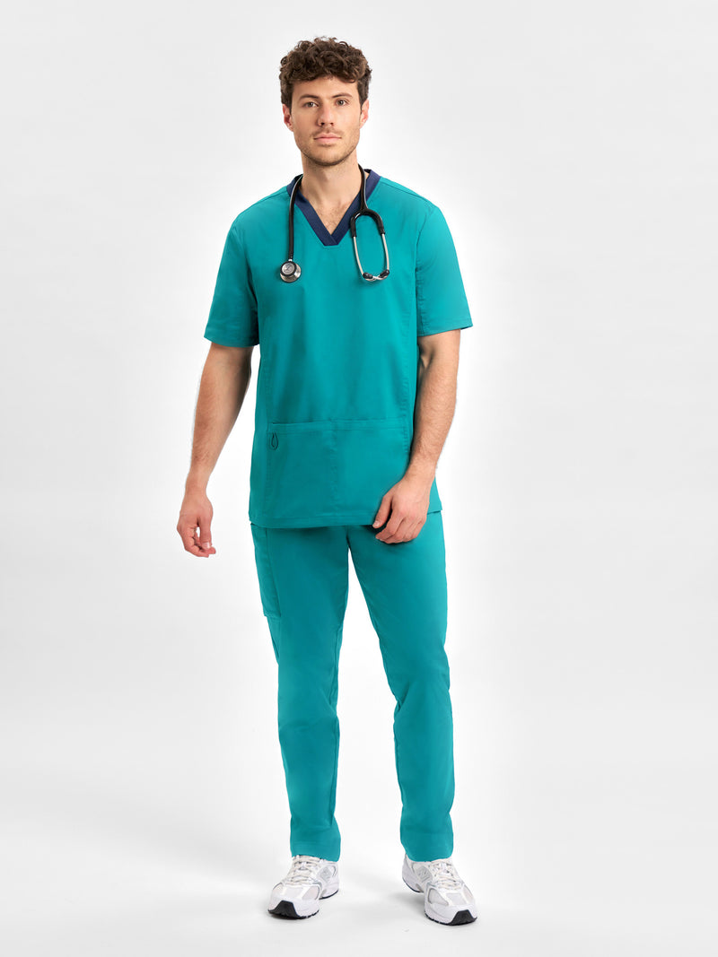 Inaura CST043MS Riley Stretch Scrub Top Mens 6