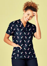 Biz Collection CST152LS Easter V-Neck Short Sleeve Scrub Top Ladies