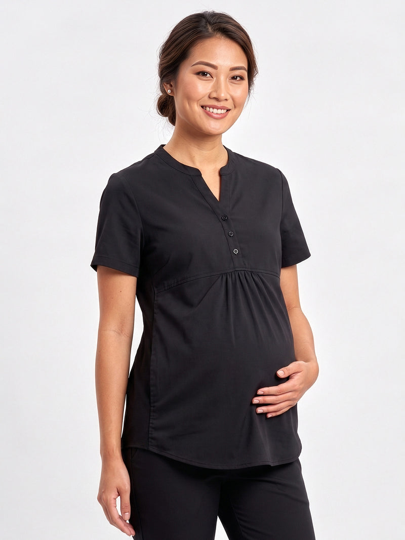 Inaura CST243LS Rose Tunic Scrub Top Ladies