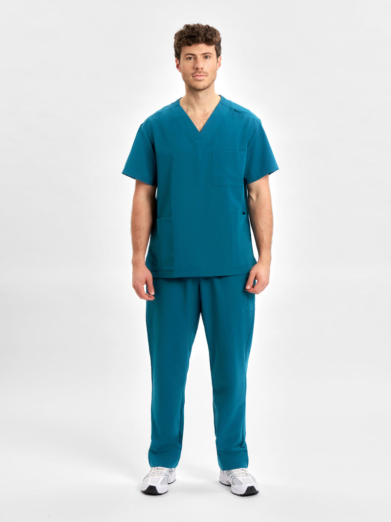 Inaura CU544US Pulse V-Neck Scrub Top Unisex 4