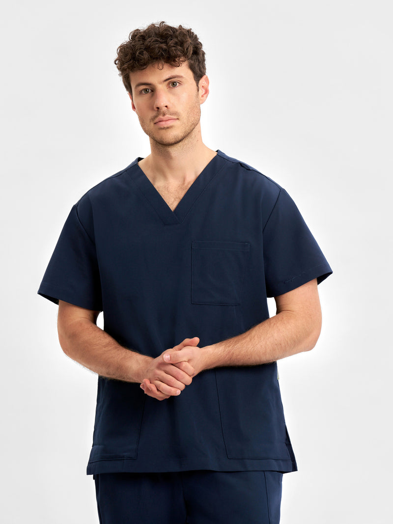 Inaura CU544US Pulse V-Neck Scrub Top Unisex 5