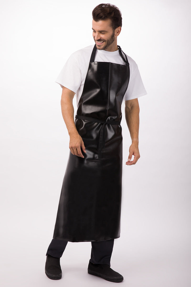 Chef Works CWPVL Long PU Bib Apron – product photo