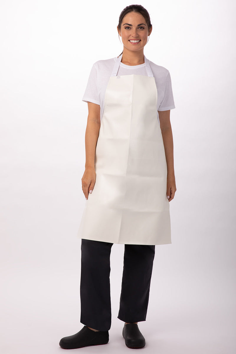 Chef Works CWPVS Short PU Bib Apron – product photo