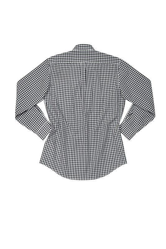 Chef Works D500-BWK Gingham Dress Shirt Mens – product photo