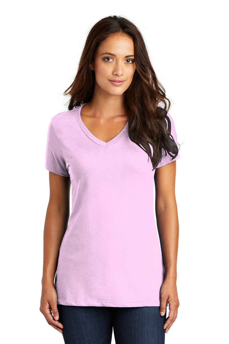 District DM1170L Perfect Weight V-Neck Tee Ladies – product photo