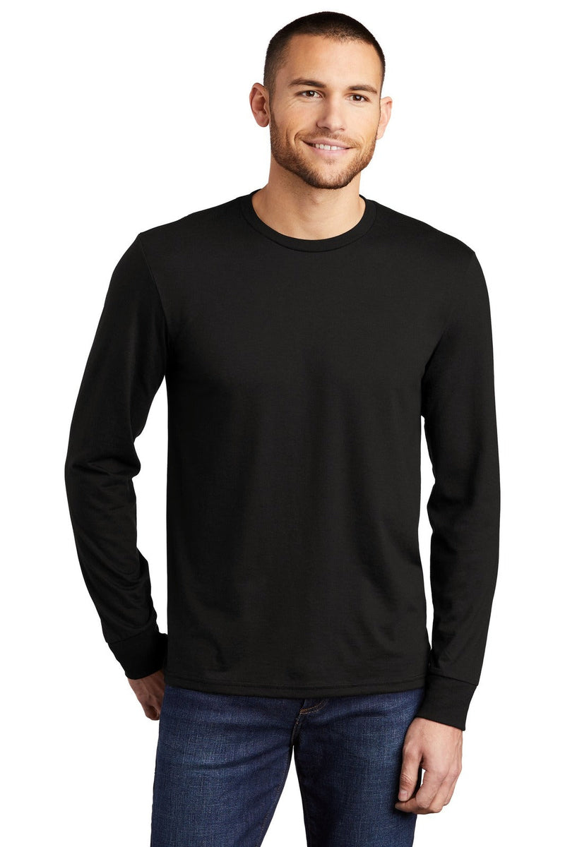 District DM132 Perfect Tri Long Sleeve Crew Tee Mens (4XL)