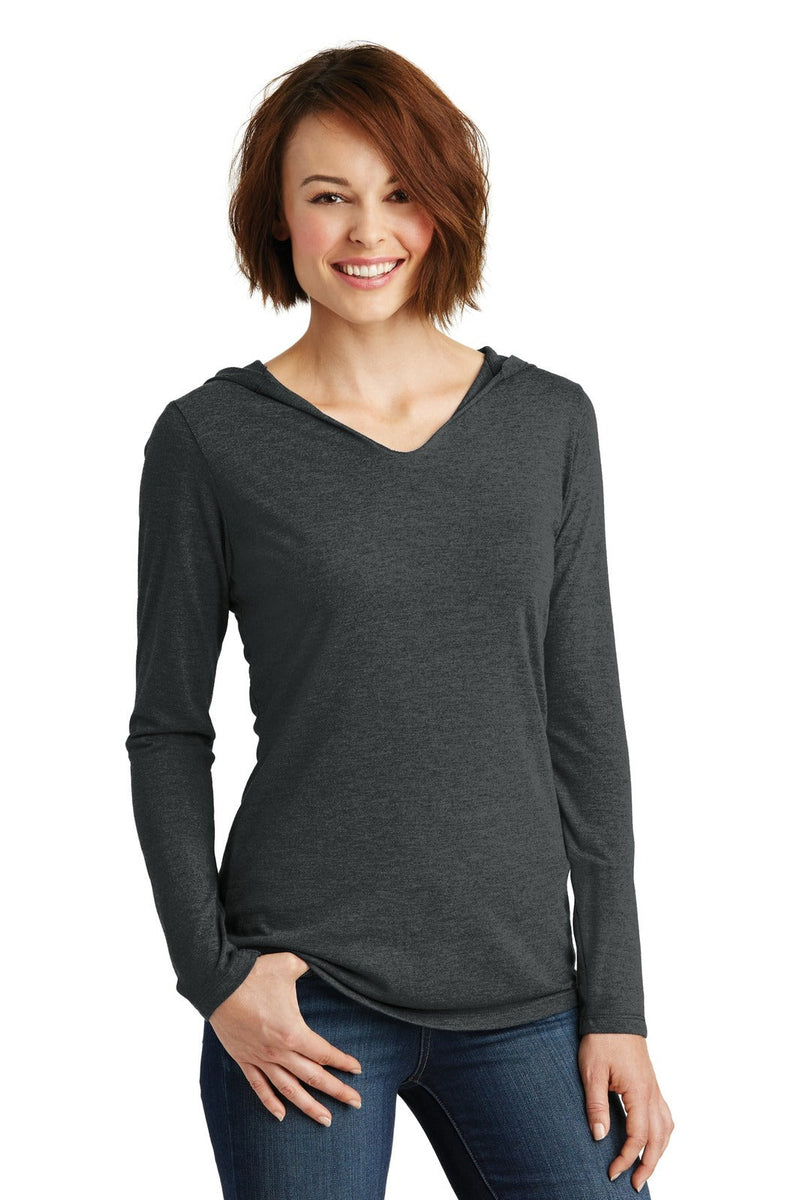 District DM139L Perfect Tri Long Sleeve Hoodie Ladies (2XL - 4XL)