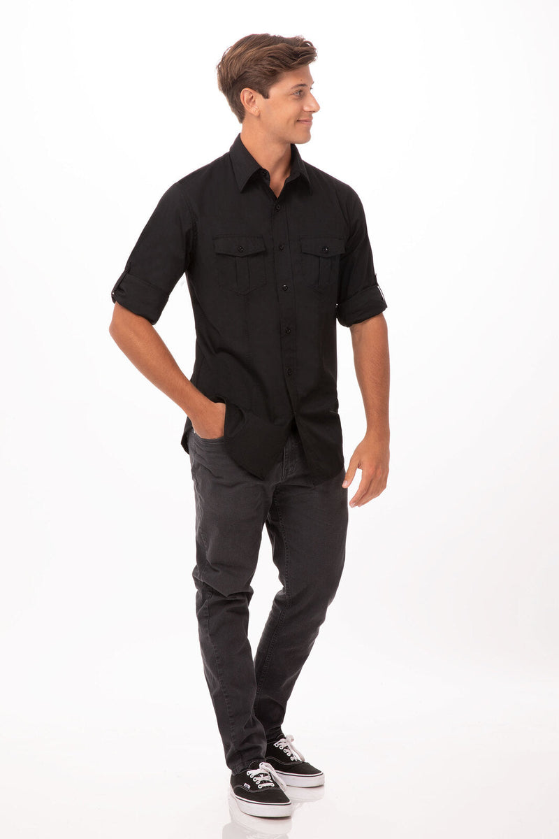 Chef Works DPDS Pilot Shirt Mens – product photo