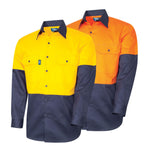 Tru Workwear DS2166 Lightweight Vented L/S Hi-Vis Drill Shirt