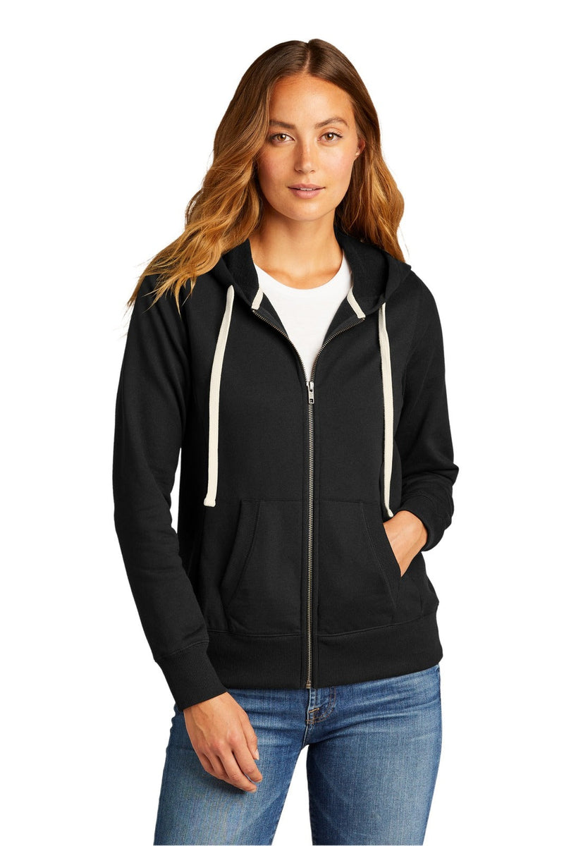 District DT8103 Re-Fleece Full-Zip Hoodie Ladies