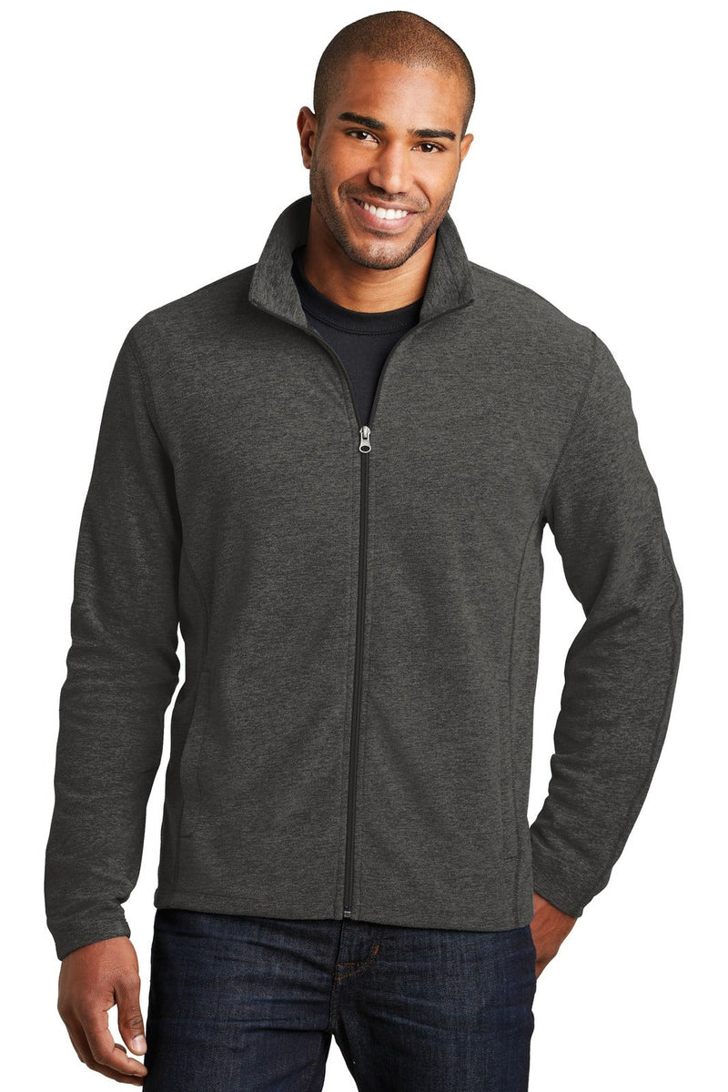 Port Authority F235 Heather Microfleece Full-Zip Jacket (3XL - 4XL)