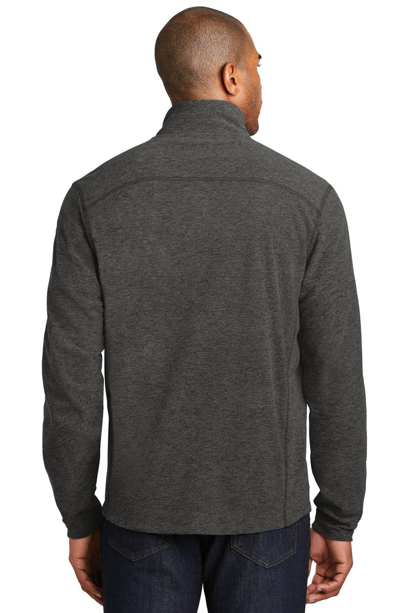 Port Authority F235 Heather Microfleece Full-Zip Jacket (3XL - 4XL) – product photo