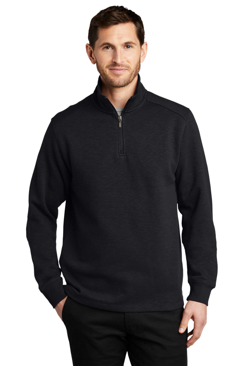 Port Authority F295 Slub Fleece 1/4-Zip Pullover