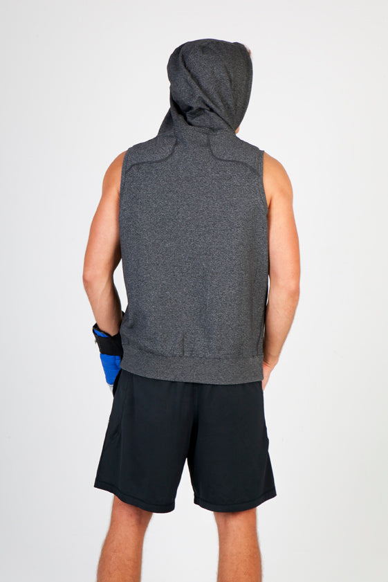 RAMO F660PS Greatness Heather Sleeveless Hoodie Mens