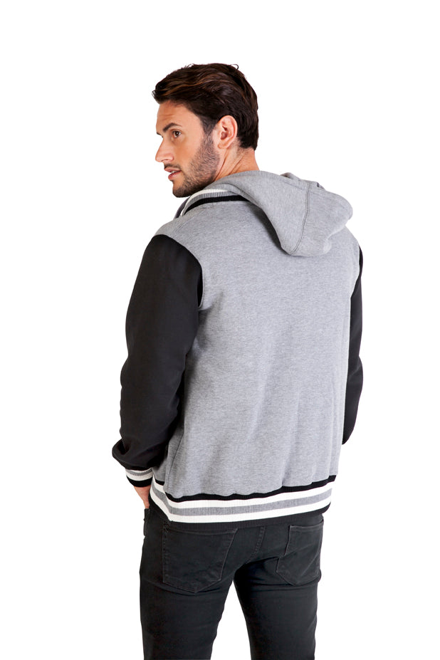 RAMO F907HB 320gsm Varsity Jacket with Hood Mens (S - 3XL)