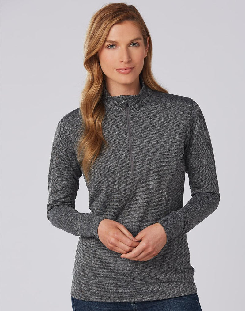 Winning Spirit FL26 Ultimate Half Zip Long Sleeve Sweat Top Ladies