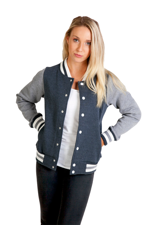 RAMO FO96UN 320gsm Fleece Varsity Jacket Ladies/Junior