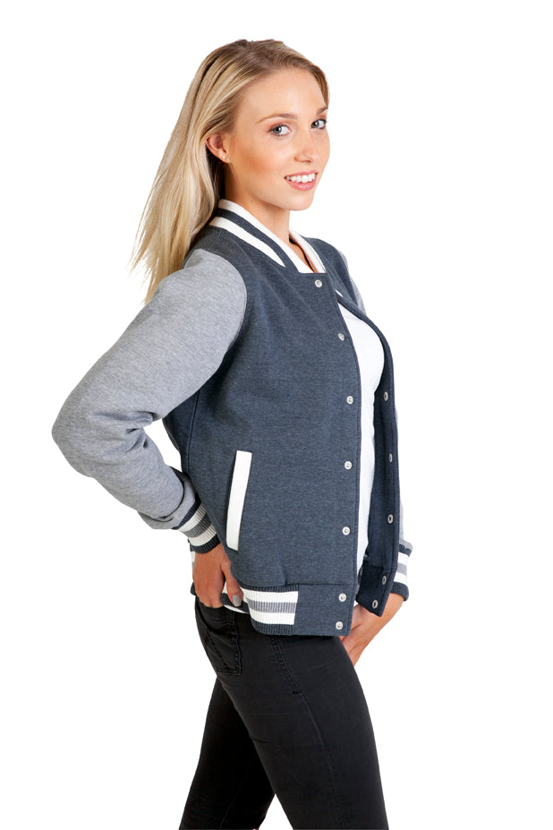 RAMO FO96UN 320gsm Fleece Varsity Jacket Ladies/Junior