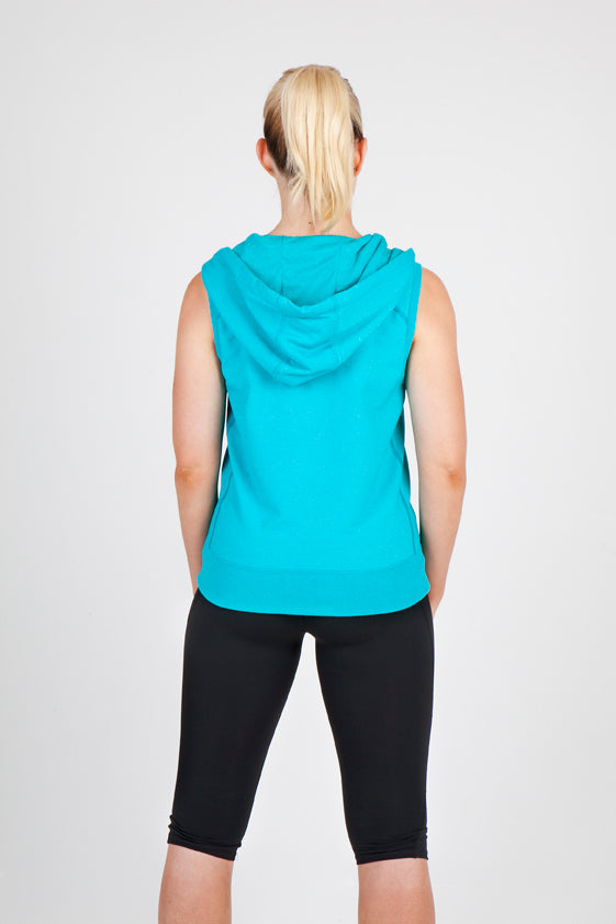 RAMO FZ77UN Greatness Heather Sleeveless Zip Hoodie Ladies/Junior