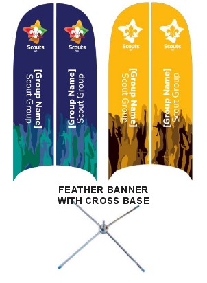 Scouts - Teardrop/Feather Banners - 2m (Small)