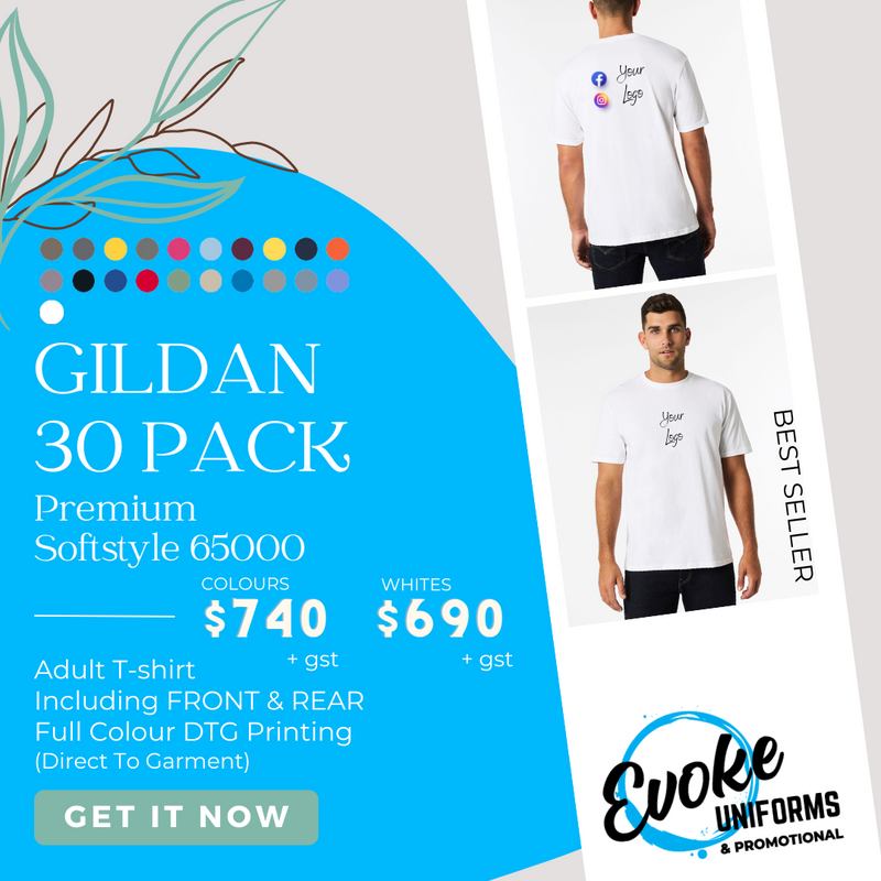 GILDAN 30 PACK - PREMIUM SOFTSTYLE 65000