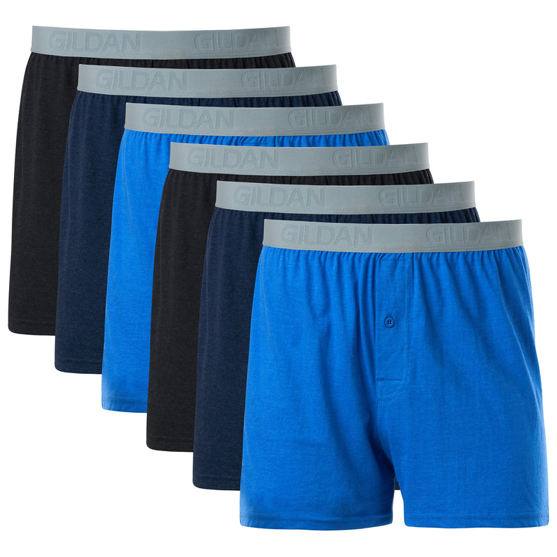 Gildan GM2908 SoftStyle Knit Boxers 6 Pack Mens – product photo