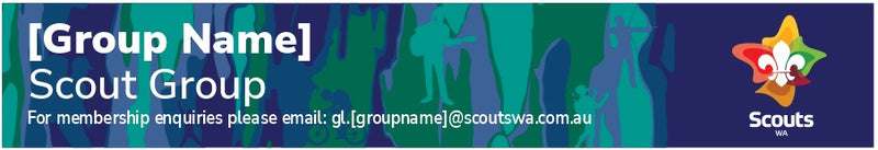 Scouts - Group Name Sign