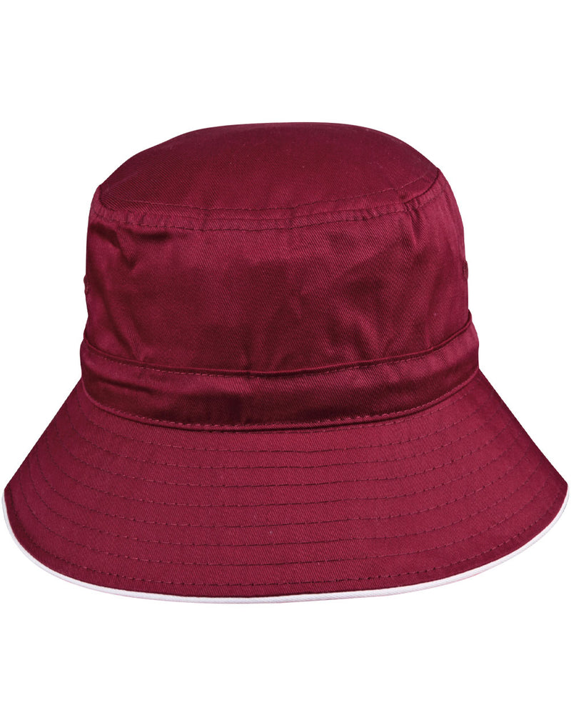 Maroon/White