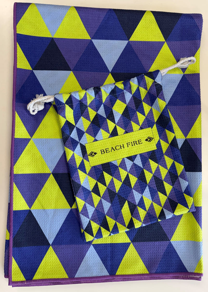 Premium Sublimated Sand Free BEACH TOWELS Printed BOTH sides