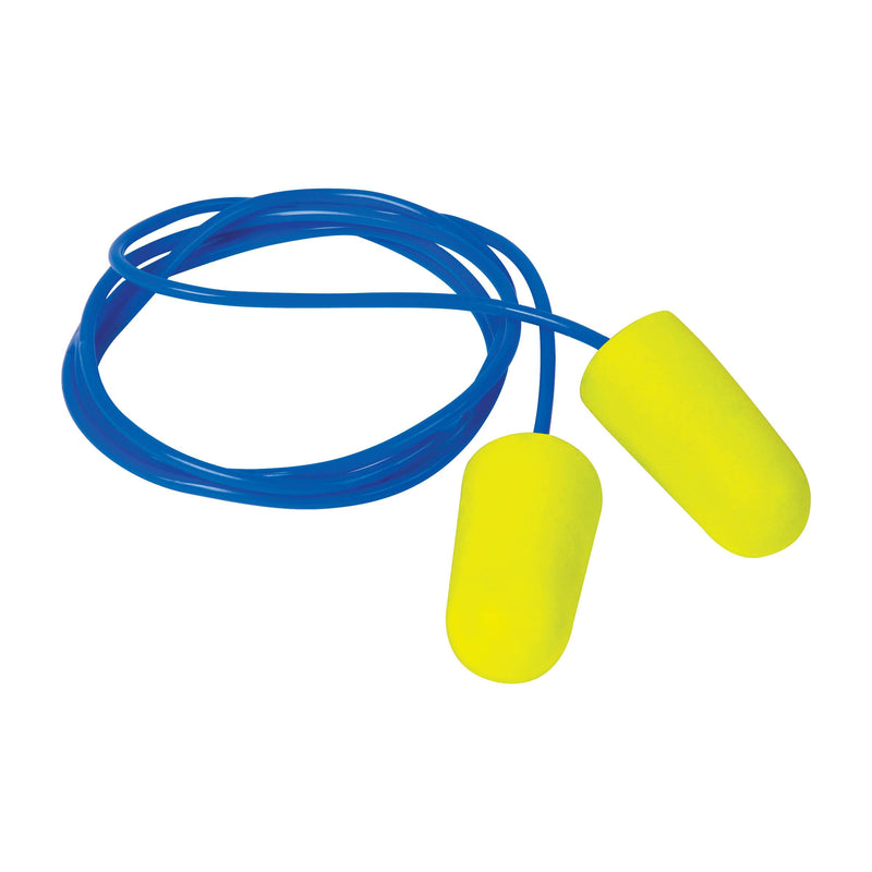 Force 360 HWRX971 Bullet Shaped Corded Disposable Earplug (100 Pairs)