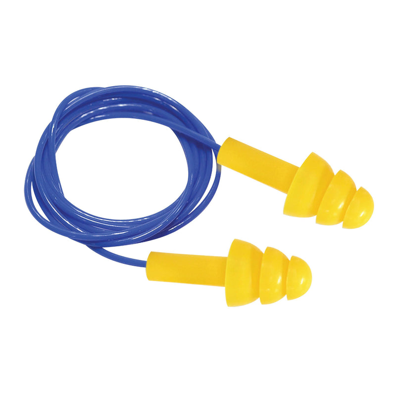 Silicone Corded Reusable Earplug (100 Pairs)