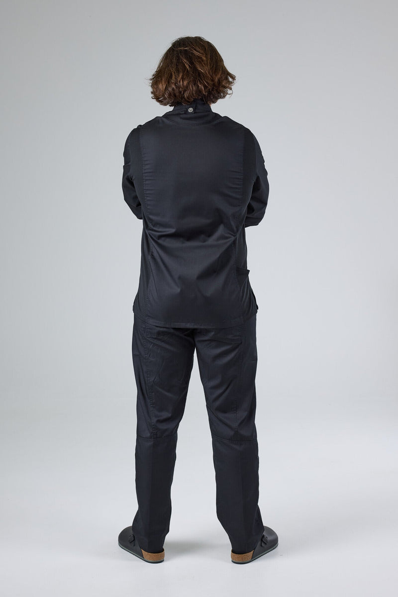 Chef Works BCLZ008 Hartford Mens Zipper Chef Jacket (4XL) – product photo