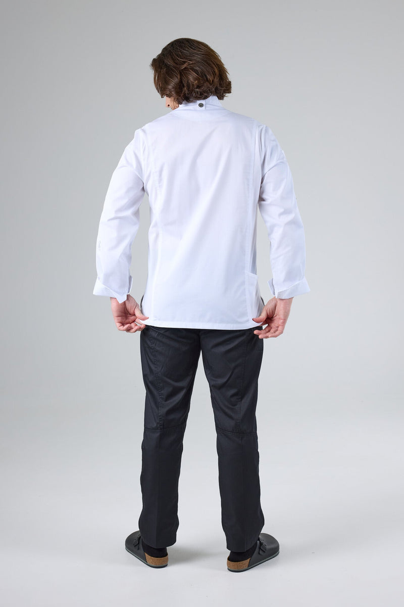 Chef Works BCLZ008 Hartford Mens Zipper Chef Jacket (6XL) – product photo