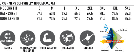 Aspen Softshell Hood Jacket Mens