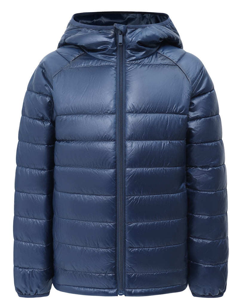 Sustainable Lightweight Hooded Puffer Jacket Kids