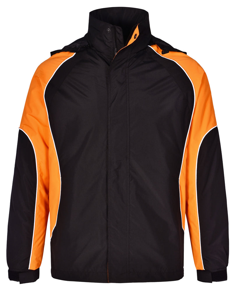 Black/White/Orange