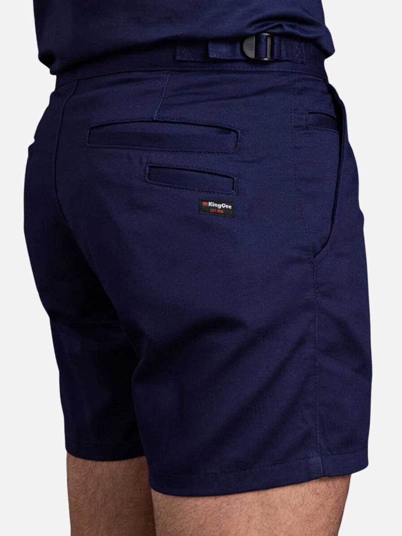 King Gee K07010 Originals Side Tab Cotton Drill Work Shorts Mens – product photo