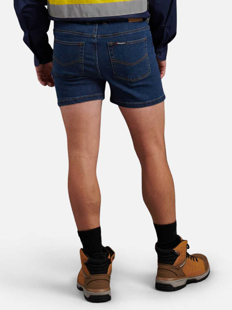 King Gee K07020 Stretch Denim Work Shorts Mens – product photo