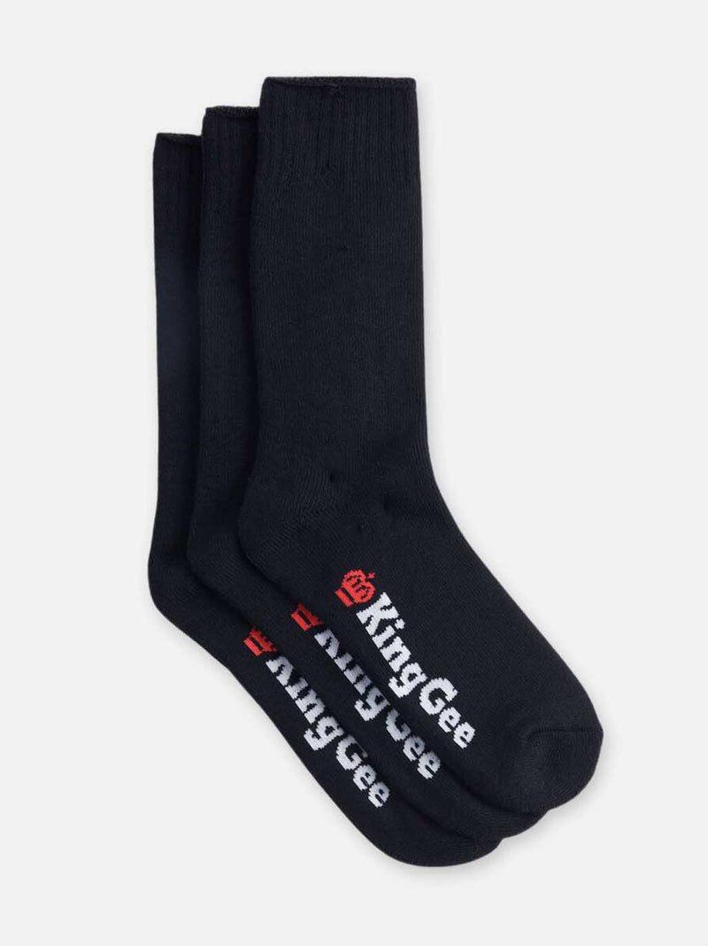 King Gee K09002 Bamboo 3-Pack Work Socks – product photo