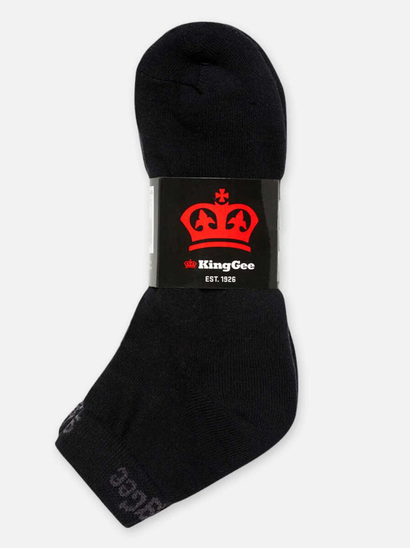 King Gee K09035 Cotton Crew Work Socks - 5 Pack – product photo