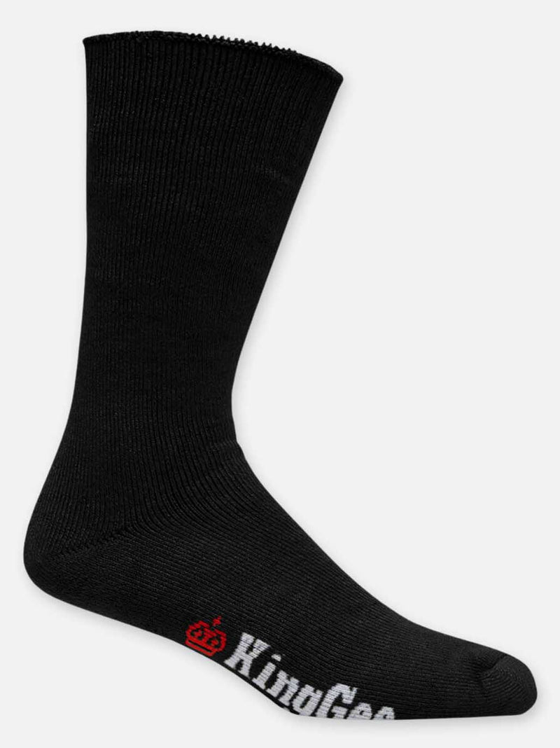 King Gee K09271 Bamboo Crew Work Socks - Mixed 3 Pack – product photo