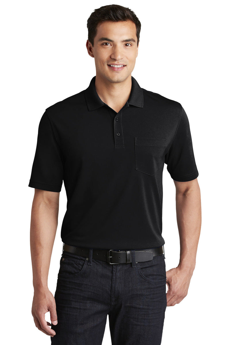Port Authority K110P Dry Zone UV Micro-Mesh Pocket Polo