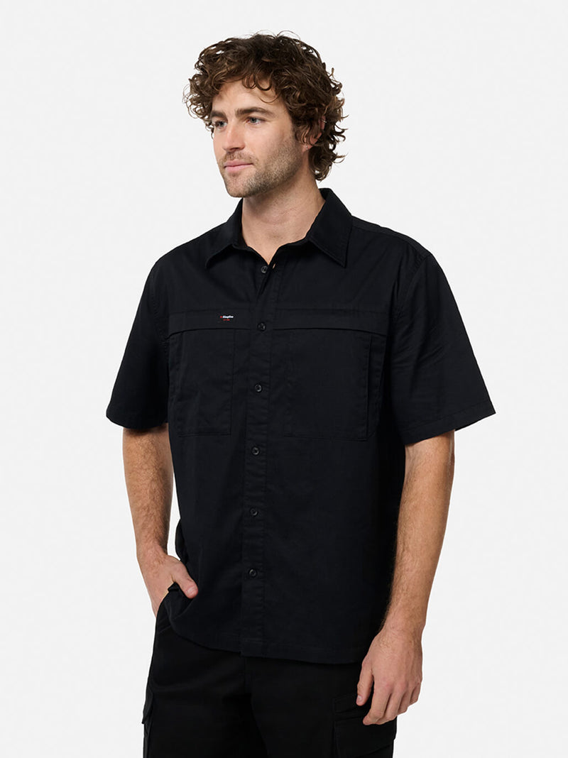 King Gee K14004 Tradeform Short Sleeve Overshirt Mens – product photo